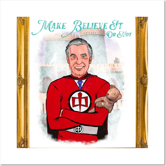 Greatest American Mister Rogers Wall Art by Cole T Slaw. A turn knee at slaw